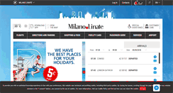 Desktop Screenshot of milanolinate-airport.com